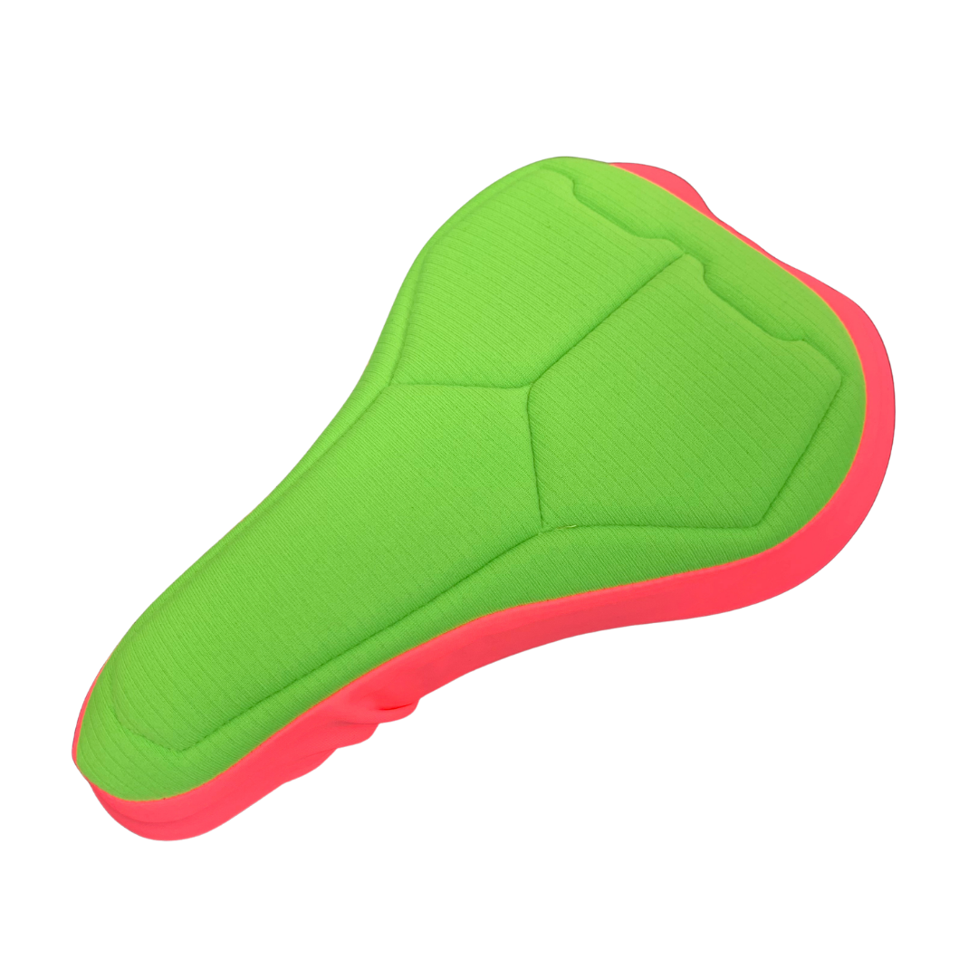 kids-cushioned-bike-seat-cover-limegreen-pink-by-pedalshed