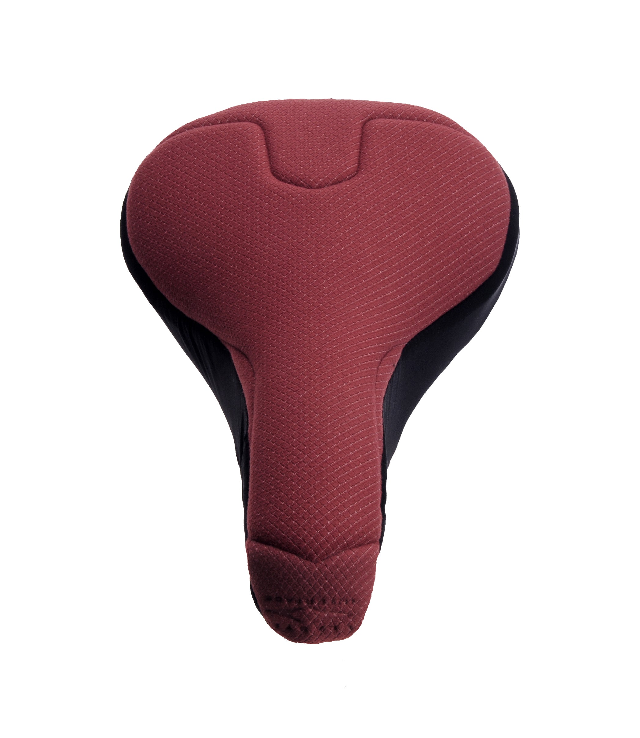 Padded Bike Seat Cover for Endurance Training - Ruby Red & Black (Women)