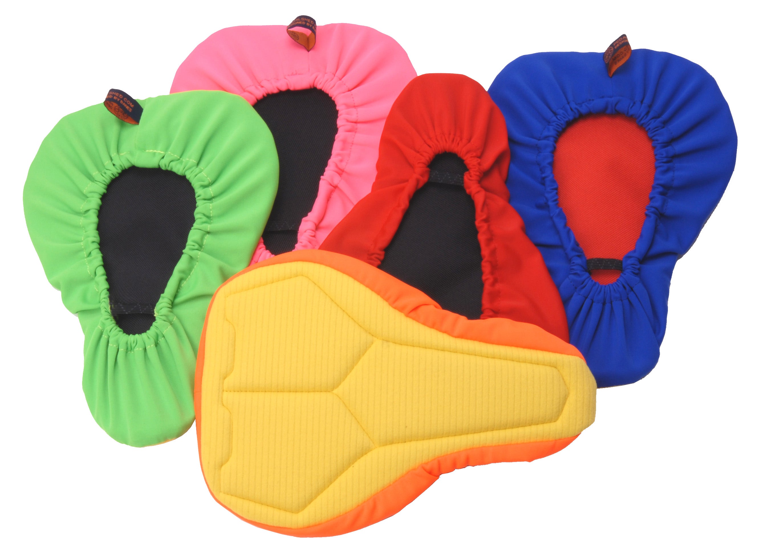 Kids Cushy Cover | Blue & Orange Bike Seat Cover