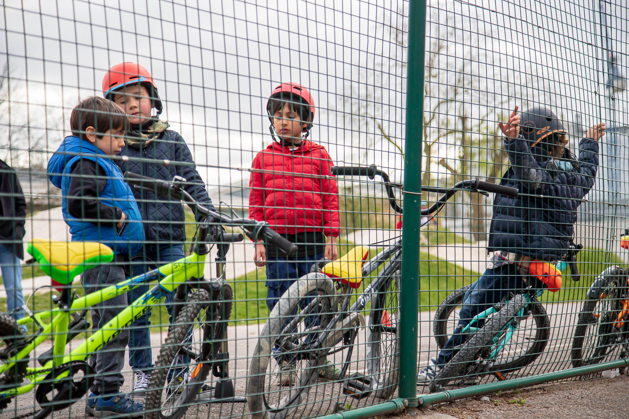 Kids Cushy Cover | Blue & Orange Bike Seat Cover