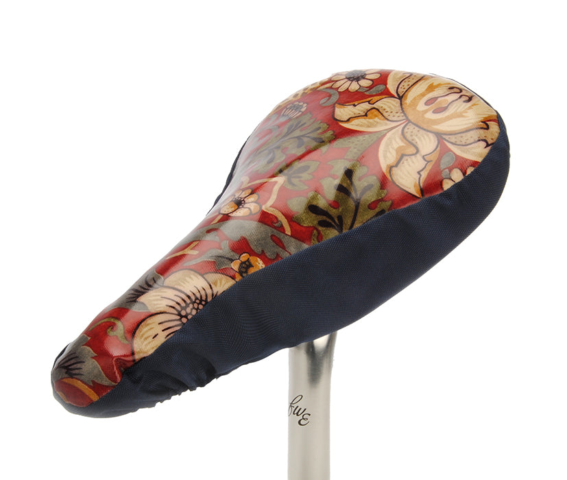 William Morris Waterproof Saddle Cover - Red II