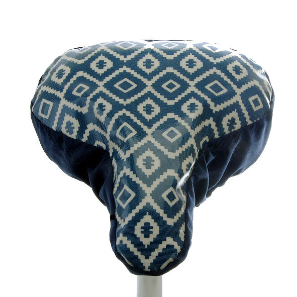 Diamonds Saddle Cover - Blue