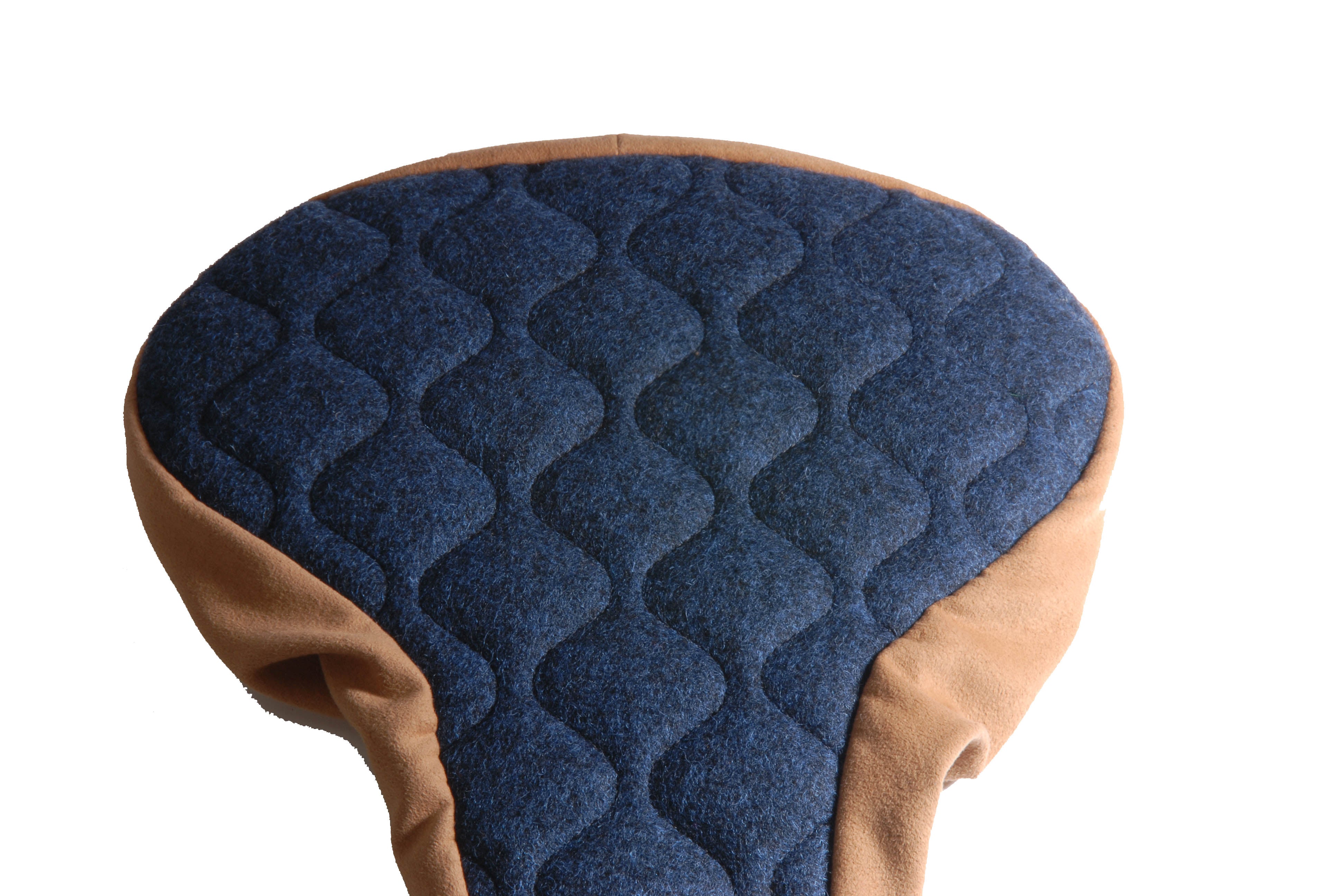 Jimmy Slim | Bike Saddle Cover | Blue & Beige