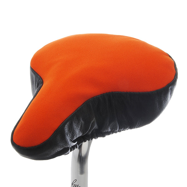 Flame Saddle Cover - Bright Orange