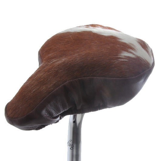 Rambo Luxury Saddle Cover - Brown Cow Hide