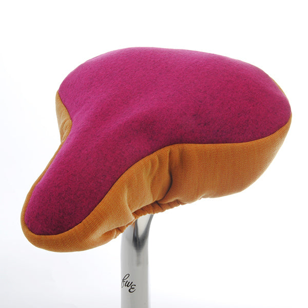 Raspberry Mango Saddle Cover - Pink & Orange