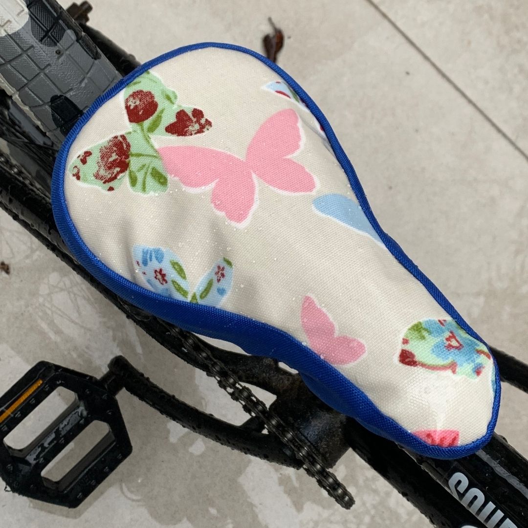 Butterflies - Kids Waterproof Saddle Cover