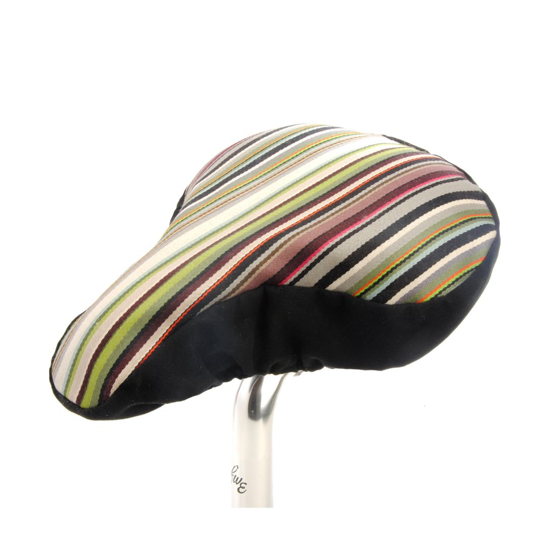 pure_luxury_bicycle_seat_cover_paul_smith_stripes_by_pedalshed_wide_saddle