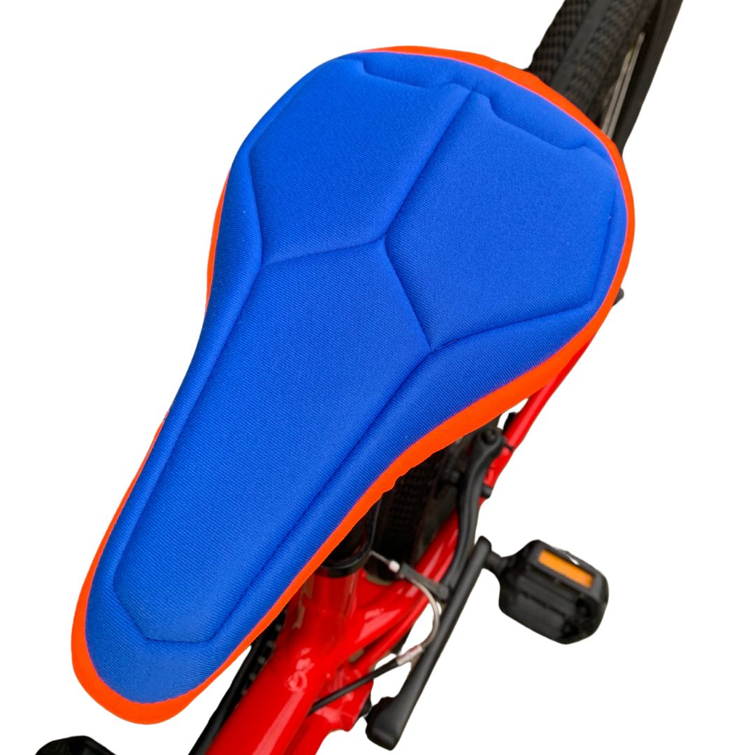 Padded_Kids_Cushy_Bike_Seat_Cover_Blue_Orange_By_Pedalshed.sm