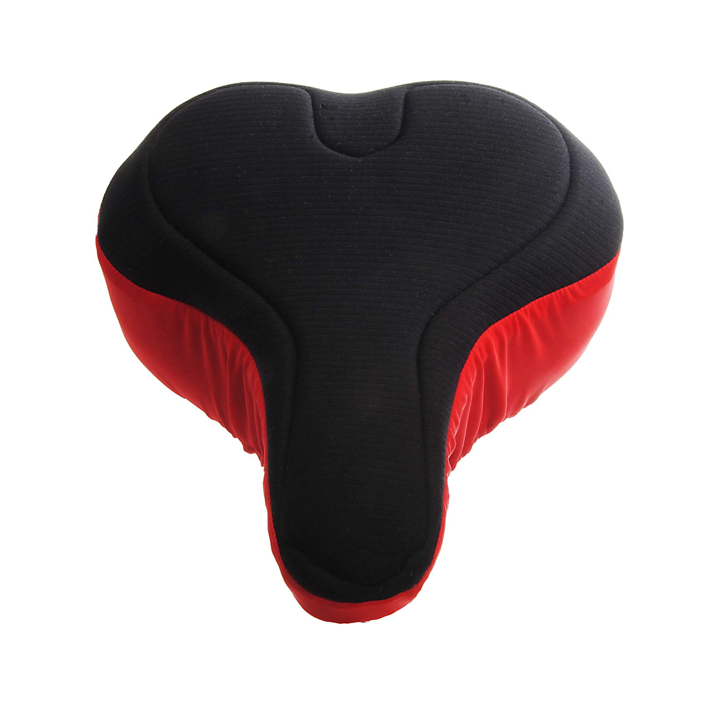 black and red womens padded seat cover for exercise bike
