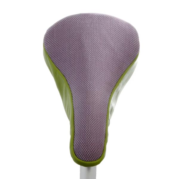 Lavender & Lime II Upcycled Saddle Cover