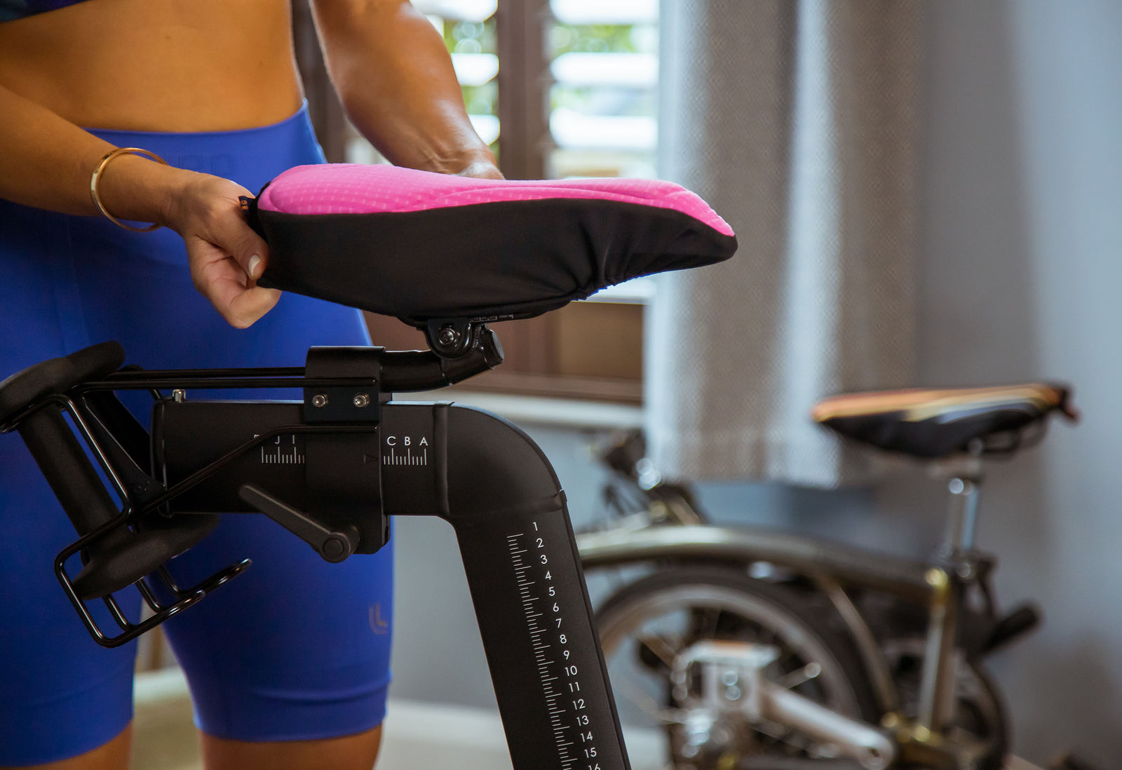 Padded Seat Cover for Peloton Bike Pink (Women)