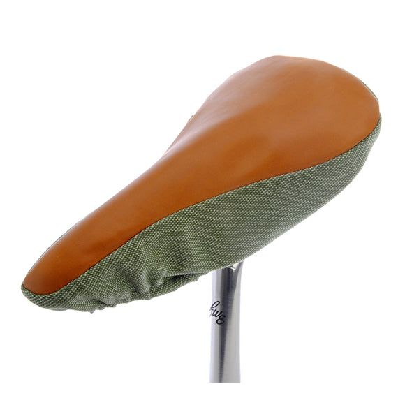 Mr Mint Saddle Cover - Tan Leather