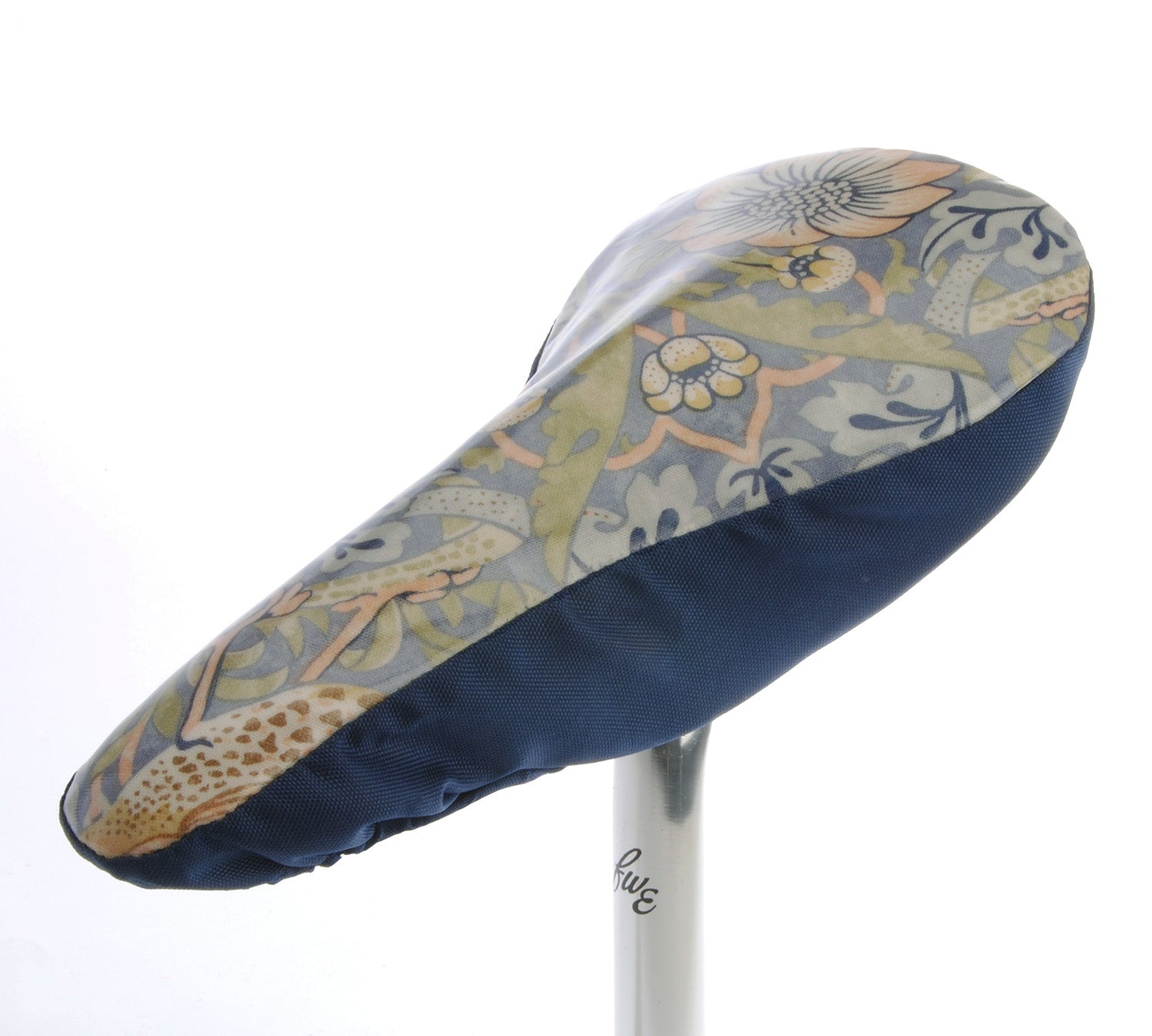 William Morris Waterproof Saddle Cover - Blue II